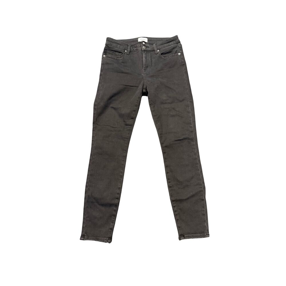 Pistola Moody Mid-Rise Skinny Ankle Jeans women black wash Denim SZ 29 EUC